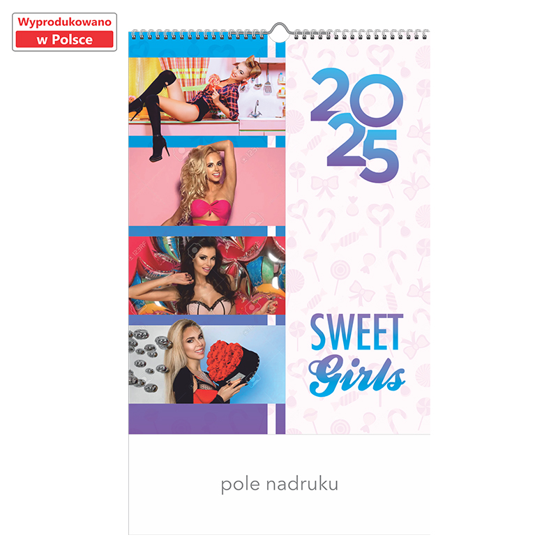 Kalendarz 13-planszowy - Sweet Girls