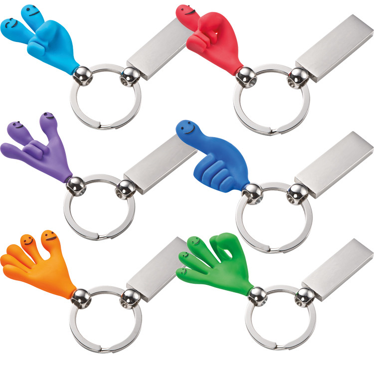 Brelok metalowy z rączką CrisMa Smile Hand M93425 Brelok metalowy z rączką CrisMa Smile Hand M93425